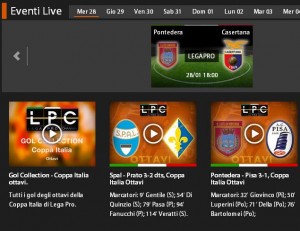 Pontedera-Casertana: diretta streaming su Sportube.tv, come vedere quarti Coppa