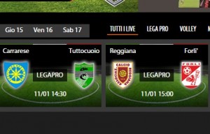Reggiana-Forlì: diretta streaming su Sportube.tv, ecco come vederla