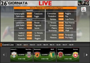 Benevento-Melfi: diretta streaming su Sportube.tv, ecco come vederla