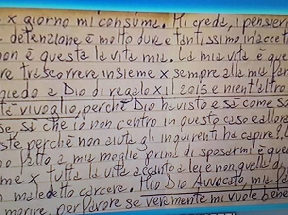 Massimo Giuseppe Bossetti, lettera dal carcere: "Nel 2015 voglio la libertà"