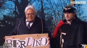 Maurizio Crozza imita Sergio Mattarella VIDEO: autostop per andare dalla Merkel