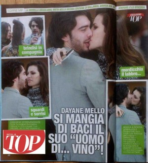 Stefano Sala e Dayane Mello, baci e effusioni in pubblico FOTO Top