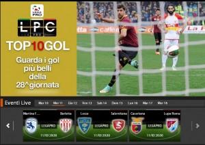 Casertana-Lupa Roma: diretta streaming Sportube, ecco come vederla
