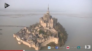 VIDEO YouTube: Mont Saint Michel circondata d'acqua, "supermarea" del secolo