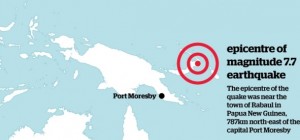 Papua Nuova Guinea, terremoto 7.6 e rischio Tsunami