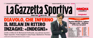 Milan in ritiro, Inzaghi attacca squadra: "Indegni"