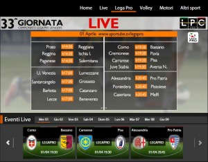 Carrarese-Pisa: diretta streaming Sportube. Info, link e formazioni