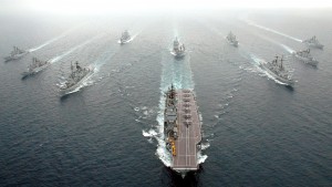 Una flotta della Marina Militare Italiana
