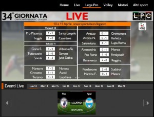 Pisa-Spal: diretta streaming Sportube. Formazioni, link e info