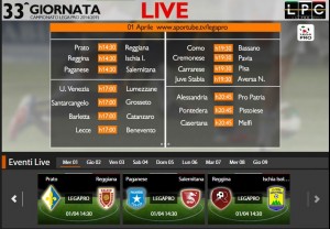 Prato-Reggiana: diretta streaming Sportube su Blitz. Info e formazioni