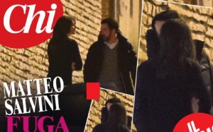 Matteo Salvini bacia Elisa Isoardi: la foto