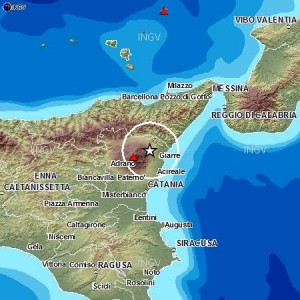 Terremoto vicino Catania: scossa 3.6 nel distretto dell'Etna