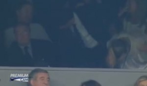 VIDEO YouTube, Andrea Agnelli esulta al gol di Morata e colpisce Perez