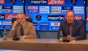 De Laurentiis show a conferenza addio Benitez: "Cavour? Un paraculo"
