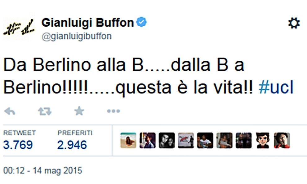 Champions League, Gigi Buffon: "Da Berlino alla B, dalla B a Berlino"