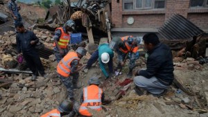 I soccorsi in Nepal