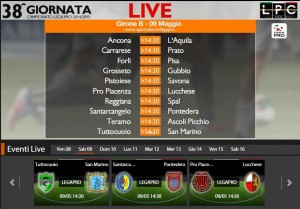 Santarcangelo-Pontedera: diretta streaming Sportube. Formazioni, link e info