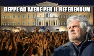 Beppe Grillo vola in Grecia: "M5s in piazza Syntagma contro Euro"