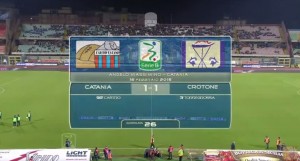 VIDEO YouTube Catania-Crotone 1-1. Calcioscommesse? "Non andò come previsto"