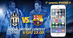 Juventus-Barcellona, finale Champions: contest per foto e meme, vinci un iPhone6