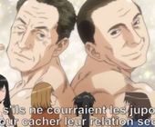 Sarkozy e Berlusconi coppia gay? In un cartone giapponese...VIDEO