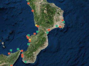 Calabria: le spiagge inquinate dove non fare il bagno