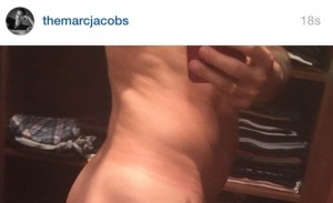 Il selfie pubblicato per sbaglio da Marc Jacobs 
