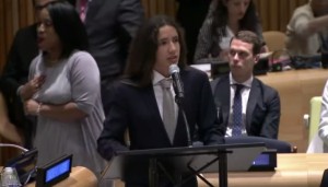 Xiuhtezcatl Roske-Martinez, a 15 anni parla all'assemblea dell'Onu