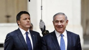 Renzi in visita da Netanyahu: "amici" ma in disaccordo su Iran
