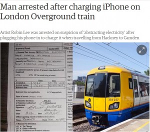 Londra. Mette smartphone a caricare in metro: arrestato per furto di elettricità
