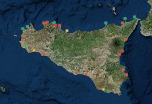 Sicilia: le 18 spiagge inquinate dove non fare il bagno