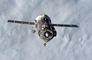 La navetta russa Soyuz TMA-17M.