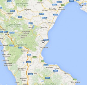 Terremoto vicino Cosenza (magnitudo 3.3) e vicino Perugia (2.7)