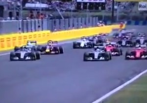 VIDEO YouTube - Sebastian Vettel partenza F1 Gp Ungheria: sorpassa Hamilton e Rosberg