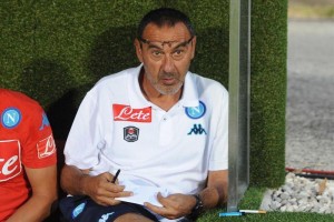 L 'allenatore del Napoli, Maurizio Sarri (Ansa)