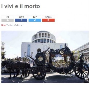 Funerali Casamonica, blog Grillo: "Sciogliere Comune Roma"