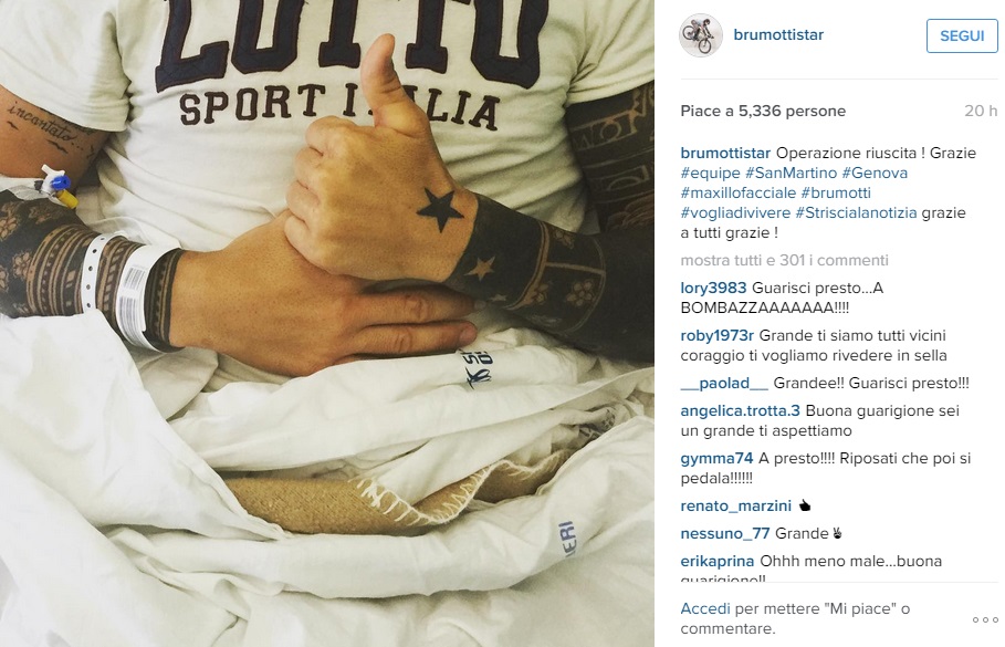 Vittorio Brumotti picchiato, foto dopo l'operazione