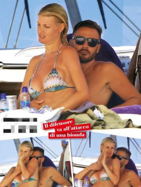 Fabio Cannavaro sullo yacht con una bionda e non è la moglie
