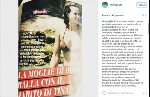 "Chiara Giordano con Chicco-Kiko Nalli": lei smentisce e annuncia querela
