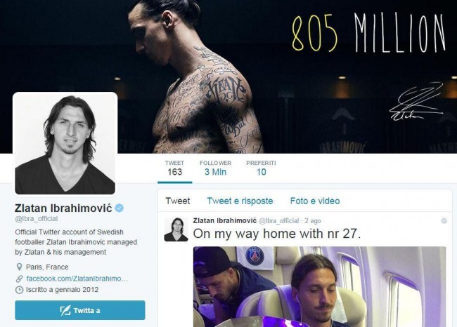 Calciomercato Milan, Zlatan Ibrahimovic infortunato salta Psg-Lille. E su Twitter...