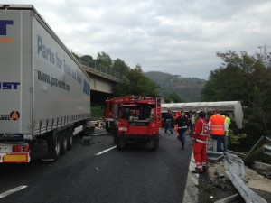 Portogruaro, incidente su autostrada A4: tir di traverso, obbligo uscita a Latisana