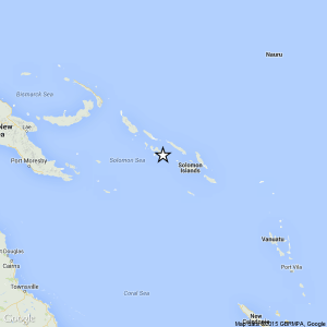 Terremoto alle Isole Salomone: scossa magnitudo 6.9 vicino alla costa