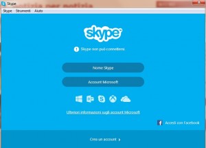 Skype non funziona oggi 21 settembre 2015