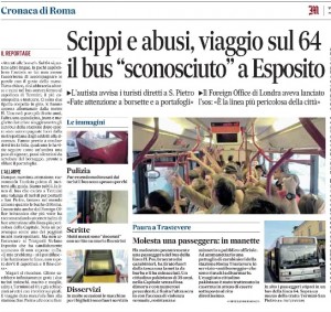 Atac, 64: viaggio sul bus che Stefano Esposito non conosce