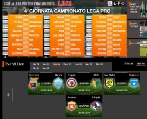Casertana-Matera: streaming diretta Sportube tv su Blitz, ecco come vederla