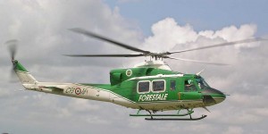 Precipita elicottero Forestale: equipaggio salvo