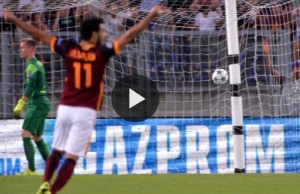 Florenzi, gol commentato da Carlo Zampa e Sandro Piccinini