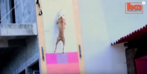 Video Youtube, il pitbull "volante" sul muro di 4 metri
