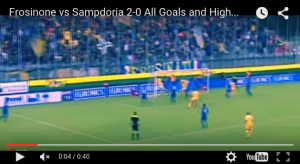 Frosinone-Sampdoria 2-0 highlights-pagelle