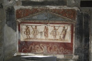 Pompei, turisti francesi sorpresi a rubare pezzi di affresco